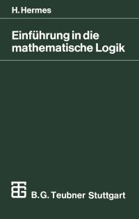Book Cover for Einführung in Die Mathematische Logik by Hans Hermes