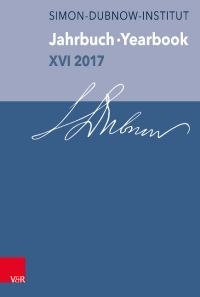 Book Cover for Jahrbuch Des Simon-Dubnow-Instituts / Simon Dubnow Institute Yearbook XVI/2017 by Yfaat Weiss, Yfaat Weiss
