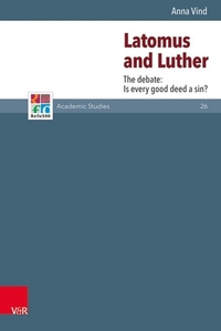Book Cover for Latomus and Luther by Anna Vind