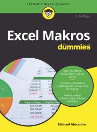 Book Cover for Excel Makros Für Dummies by Michael Alexander