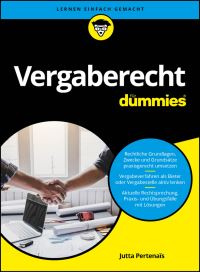 Book Cover for Vergaberecht Für Dummies by Jutta Pertenais