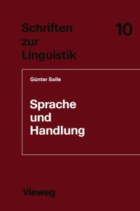 Book Cover for Sprache Und Handlung by Günter Saile