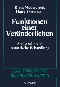 Book Cover for Funktionen Einer Veränderlichen by K Niederdrenk, H Yserentant