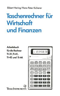 Book Cover for Taschenrechner Für Wirtschaft Und Finanzen by Ekbert Hering