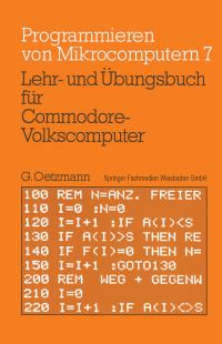 Book Cover for Lehr- Und Übungsbuch Für Commodore-Volkscomputer by Gerhard Oetzmann