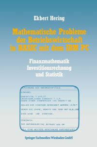 Book Cover for Mathematische Probleme Der Betriebswirtschaft in BASIC Mit Dem IBM PC by Ekbert Hering