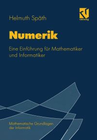 Book Cover for Numerik by Helmuth Späth
