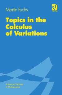 Book Cover for Topics in the Calculus of Variations by Martin Fuchs