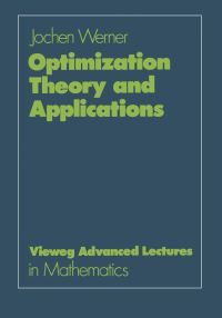 Book Cover for Optimization Theory and Applications by Jochen Werner