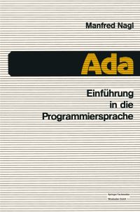 Book Cover for Einführung in Die Programmiersprache Ada by Manfred Nagl