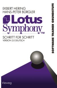 Book Cover for Lotus Symphony Schritt Für Schritt by Ekbert Hering