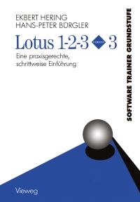 Book Cover for Lotus 1-2-3 Version 3 by Ekbert Hering