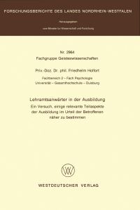 Book Cover for Lehramtsanwärter in Der Ausbildung by Friedhelm Holfort