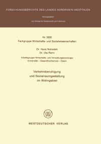 Book Cover for Verkehrsberuhigung Und Sozialraumgestaltung Im Wohngebiet. Fachgruppe Wirtschafts- Und Sozialwissenschaften by Egon Golomb