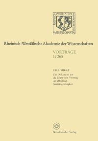 Book Cover for Geisteswissenschaften by Paul Mikat