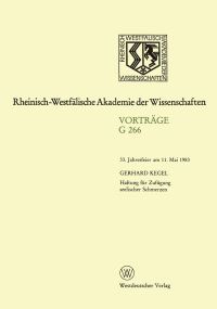 Book Cover for Haftung Für Zufügung Seelischer Schmerzen by Gerhard Kegel