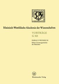 Book Cover for Geisteswissenschaften by Harald Weinrich
