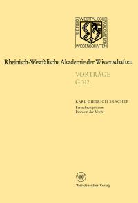 Book Cover for Betrachtungen Zum Problem Der Macht by Karl Dietrich Bracher