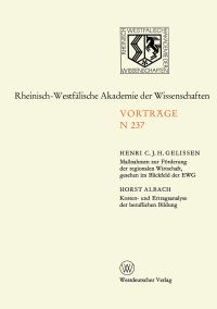 Book Cover for Natur-, Ingenieur- Und Wirtschaftswissenschaften by Henri C J H Gelissen