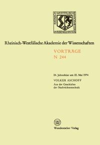 Book Cover for Aus Der Geschichte Der Nachrichtentechnik by Volker Aschoff