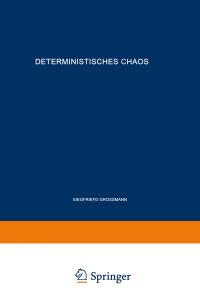 Book Cover for Deterministisches Chaos. Experimente in Der Mathematik by Siegfried Großmann