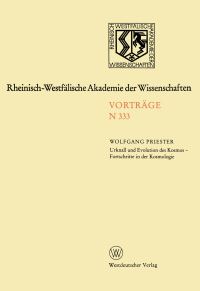 Book Cover for Urknall Und Evolution Des Kosmos - Fortschritte in Der Kosmologie by Wolfgang Priester