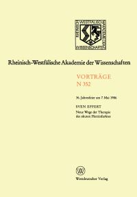 Book Cover for Neue Wege Der Therapie Des Akuten Herzinfarktes by Sven Effert