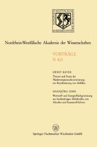 Book Cover for Theorie Und Praxis Der Niedertemperaturkonvertierung Zur Rezyklisierung Von Abfällen. Wertstoff- Und Energie-Rückgewinnung Aus Hochkalorigen Abfallstoffen Wie Altreifen Und Kunststoff-Schrott by Ernst Bayer