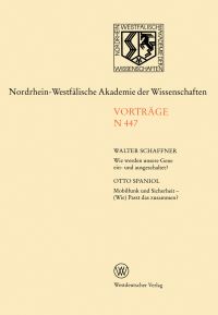 Book Cover for Nordrhein-Westfälische Akademie Der Wissenschaften by Walter Schaffner