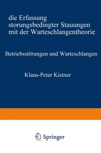 Book Cover for Betriebsstörungen Und Warteschlangen by KlausPeter Kistner