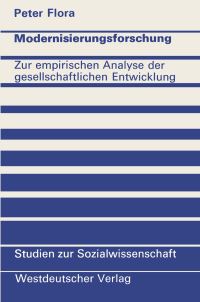 Book Cover for Modernisierungsforschung by Peter Flora