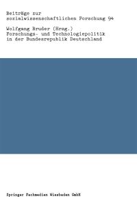 Book Cover for Forschungs- Und Technologiepolitik in Der Bundesrepublik Deutschland by Wolfgang Bruder