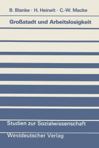 Book Cover for Grostadt Und Arbeitslosigkeit by Bernhard Blanke