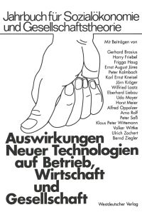 Book Cover for Auswirkungen Neuer Technologien Auf Betrieb, Wirtschaft Und Gesellschaft by NA NA
