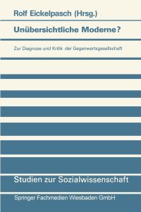 Book Cover for Unübersichtliche Moderne? by Rolf Eickelpasch