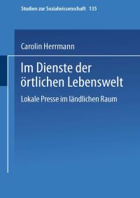 Book Cover for Im Dienste Der Örtlichen Lebenswelt by Carolin Herrmann