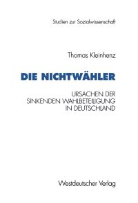 Book Cover for Die Nichtwähler by Thomas Kleinhenz