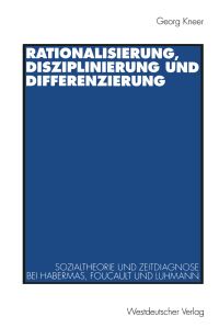 Book Cover for Rationalisierung, Disziplinierung Und Differenzierung by Georg Kneer