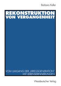Book Cover for Rekonstruktion Von Vergangenheit by Barbara Keller