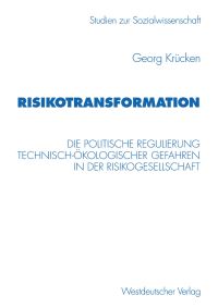 Book Cover for Risikotransformation by Georg Krücken