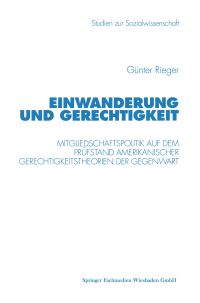 Book Cover for Einwanderung Und Gerechtigkeit by Günter Rieger