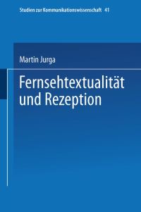 Book Cover for Fernsehtextualität Und Rezeption by Martin Jurga