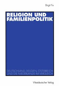 Book Cover for Religion Und Familienpolitik by Birgit Fix