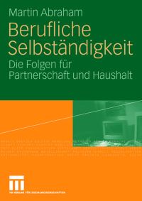 Book Cover for Berufliche Selbständigkeit by Martin Abraham
