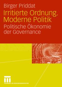 Book Cover for Irritierte Ordnung. Moderne Politik by Birger P Priddat