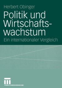 Book Cover for Politik Und Wirtschaftswachstum by Herbert Obinger