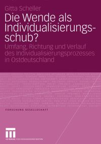Book Cover for Die Wende Als Individualisierungsschub? by Gitta Scheller