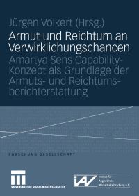 Book Cover for Armut Und Reichtum an Verwirklichungschancen by Jürgen Volkert