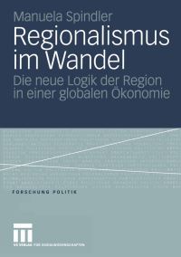 Book Cover for Regionalismus Im Wandel by Manuela Spindler