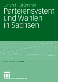 Book Cover for Parteiensystem Und Wahlen in Sachsen by Ulrich H Brümmer